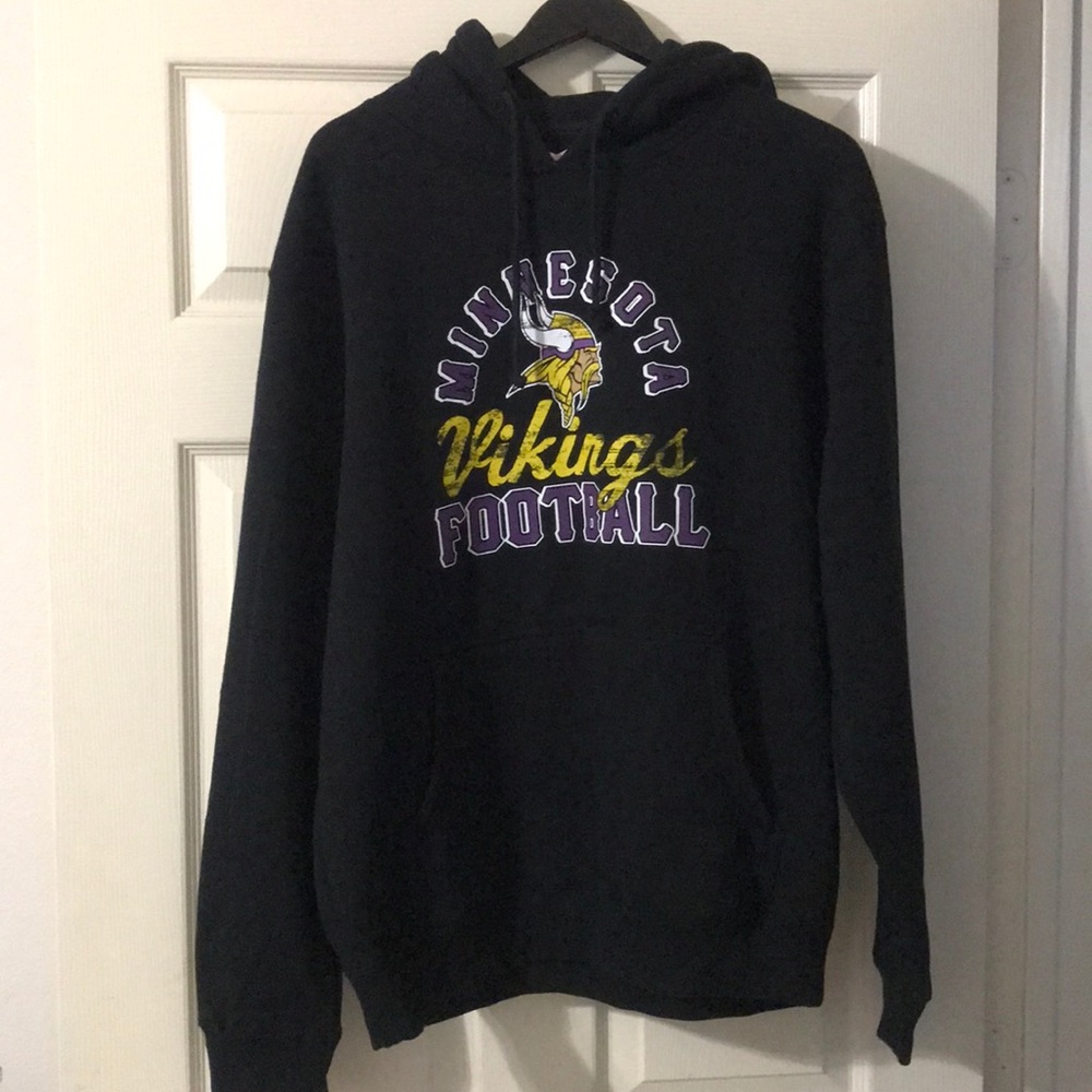 Large-Majestic Minnesota Vikings Football Hoodie